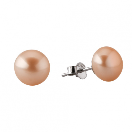 Серебряные серьги с жемчугом