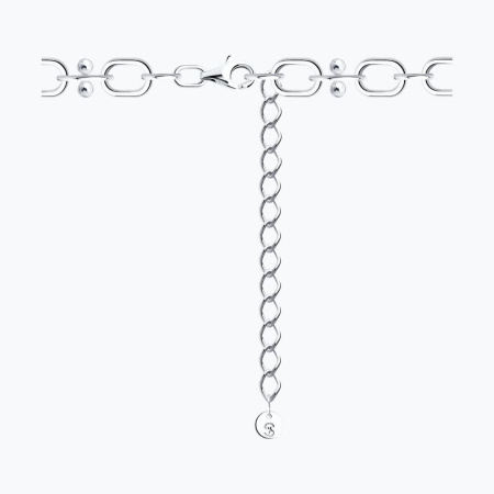 Серебряное колье