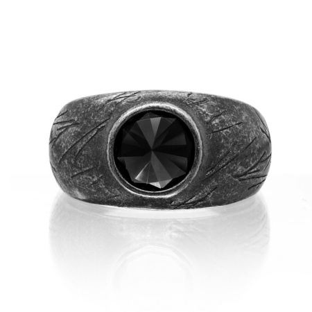 Серебряное кольцо с фианитом