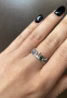 Серебряное кольцо с фианитами