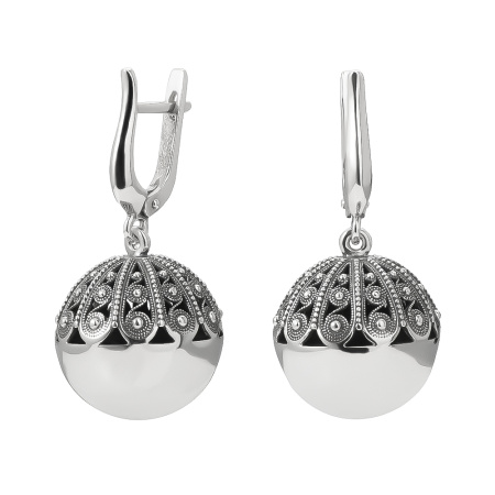 Серьги из серебра