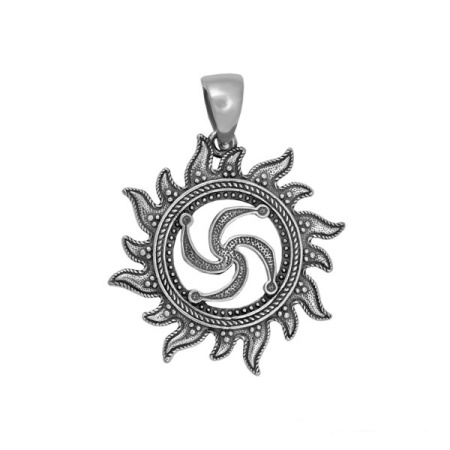 Серебряный оберег «Символ Рода»