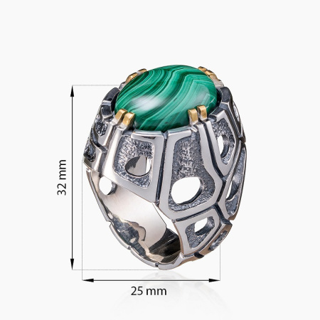 Серебряное кольцо «Тайны Зеленой Горы»