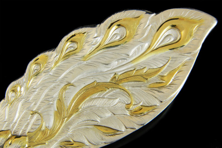 Серебряная лопатка для торта «Жар-Птица»