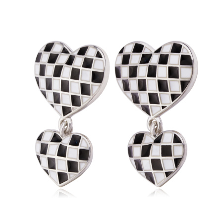 Cеребряные серьги «Сердце»