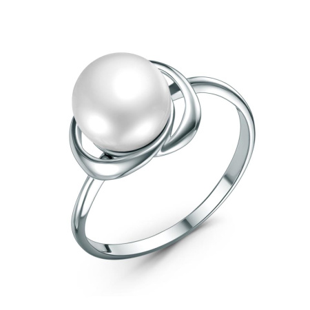 Кольцо из серебра с жемчугом