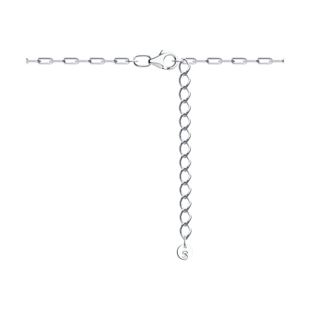 Колье из серебра «Силуэт»