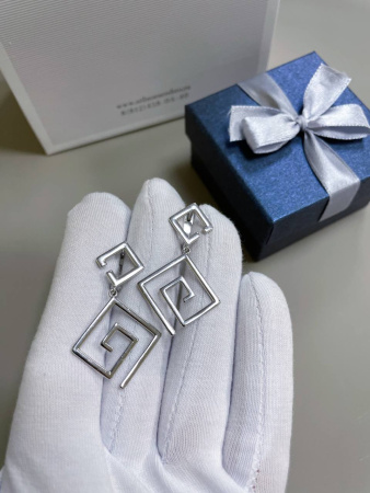 Серьги из серебра