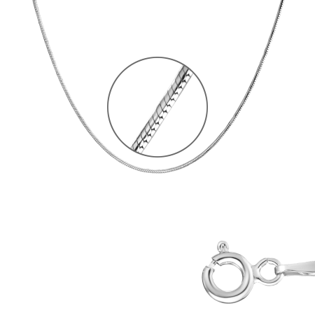 Цепь серебряная «Снейк»