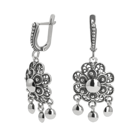 Серьги из серебра