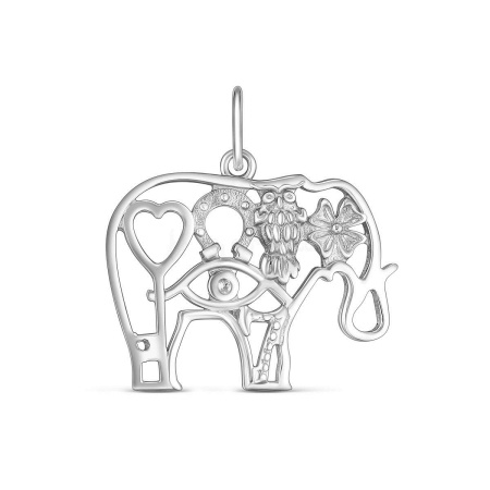 Серебряная подвеска «Символы удачи»