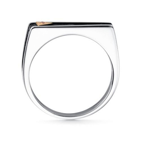 Кольцо из серебра с бриллиантом