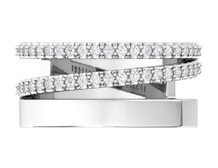 Серебряное кольцо с фианитами