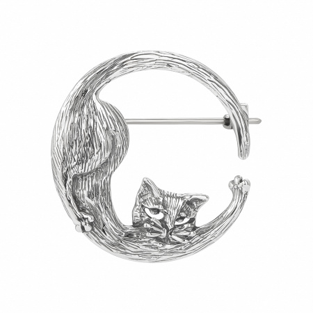 Брошь серебряная «Лунная рапсодия»