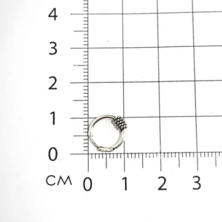 Серебряные серьги «Конго» 1 см