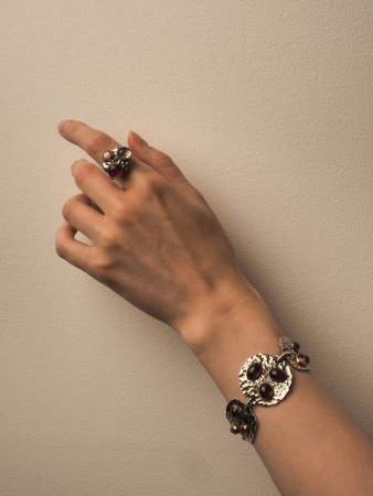 Серебряное кольцо с турмалином