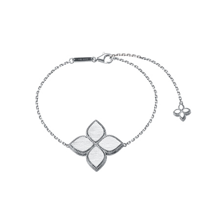 Серебряный браслет «Цветок»