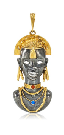 Серебряная подвеска «Африканка»