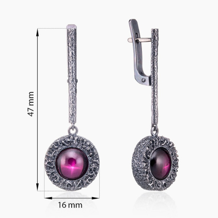 Серебряные серьги «Долина Грез»