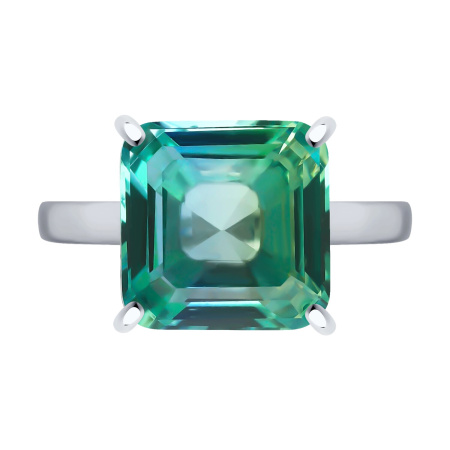 Серебряное кольцо с ситаллом