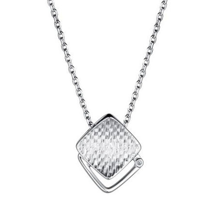 Колье из серебра с бриллиантом