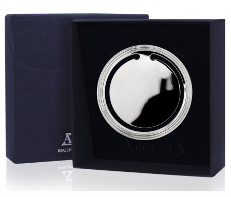 Серебряная закладка для книг гладкая