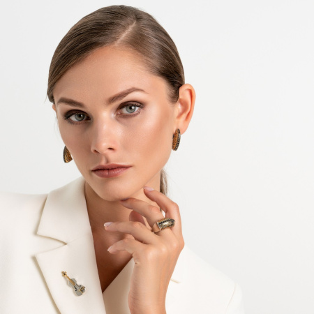 Серебряное кольцо «Восточная Фантазия»