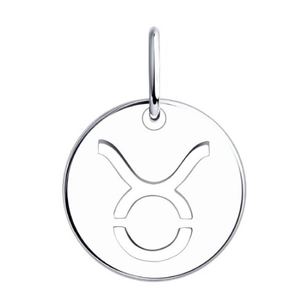 Подвеска из серебра «Телец»