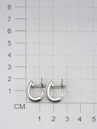 Серьги из серебра с бриллиантами