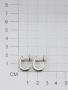 Серьги из серебра с бриллиантами