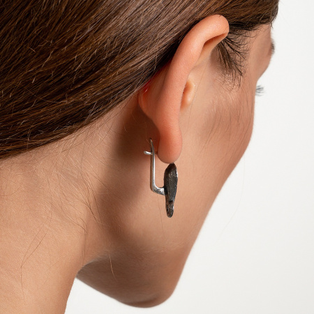 Серебряные серьги «Каллы»