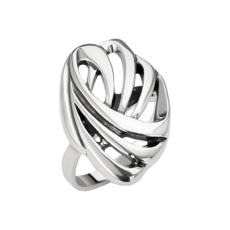 Серебряное кольцо «Обруч»