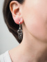 Серьги из серебра «Дачники»
