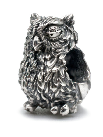 Серебряный шарм « Сова»