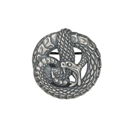 Брошь-подвеска Змея символ 2025