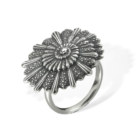 Кольцо из серебра «Ракушка»