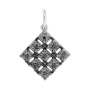 Подвеска из серебра с бриллиантом