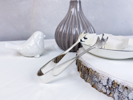 Щипцы для сахара из серебра