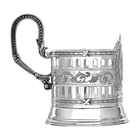 Серебряный подстаканник «Мосты Санкт-Петербурга»