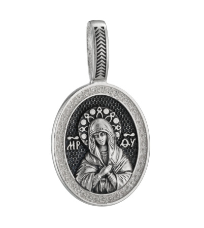 Серебряная подвеска «Умиление»