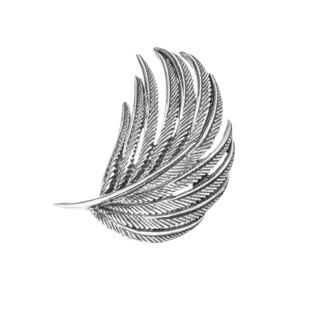 Серебряная брошь «Мимоза»