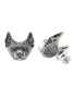 Серебряные серьги «Коты»