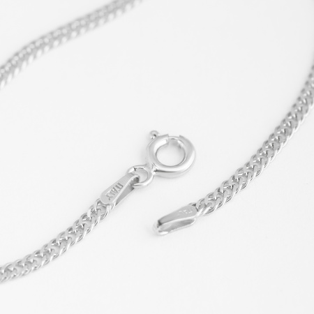 Браслет серебряный «Двойной ромб»