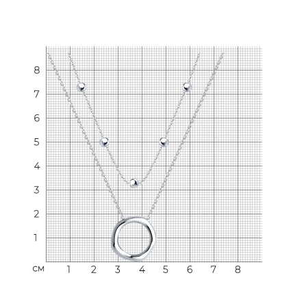 Серебряное колье