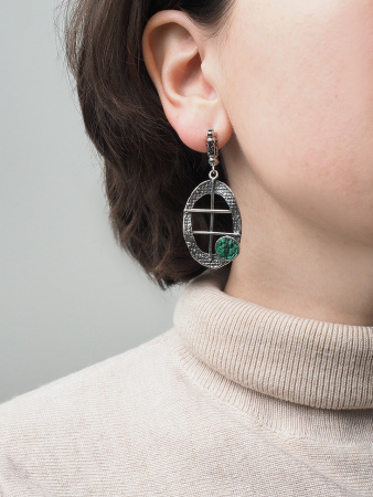 Серебряные серьги