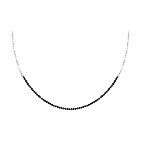 Колье из серебра с шпинелью