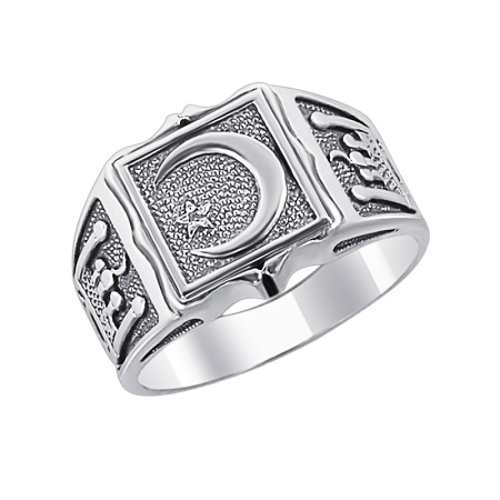 Серебряная печатка мусульманская