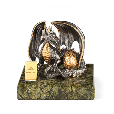 Сувенир из серебра «Дракон»