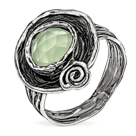 Кольцо из серебра с кварцем