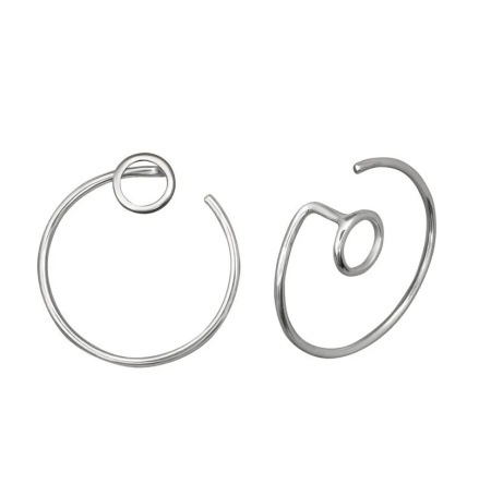 Серьги из серебра